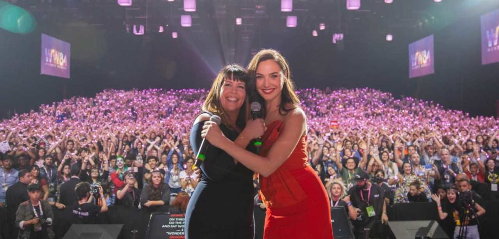 Gal Gadot y Patty Jenkins en el CCXP