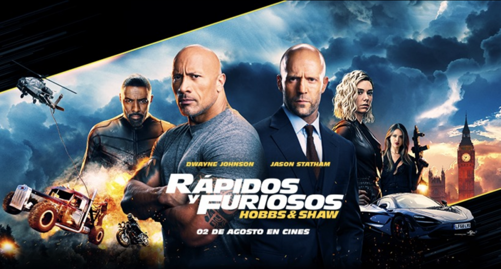 La última película de Fast and Furious es una de las más taquilleras de 2019