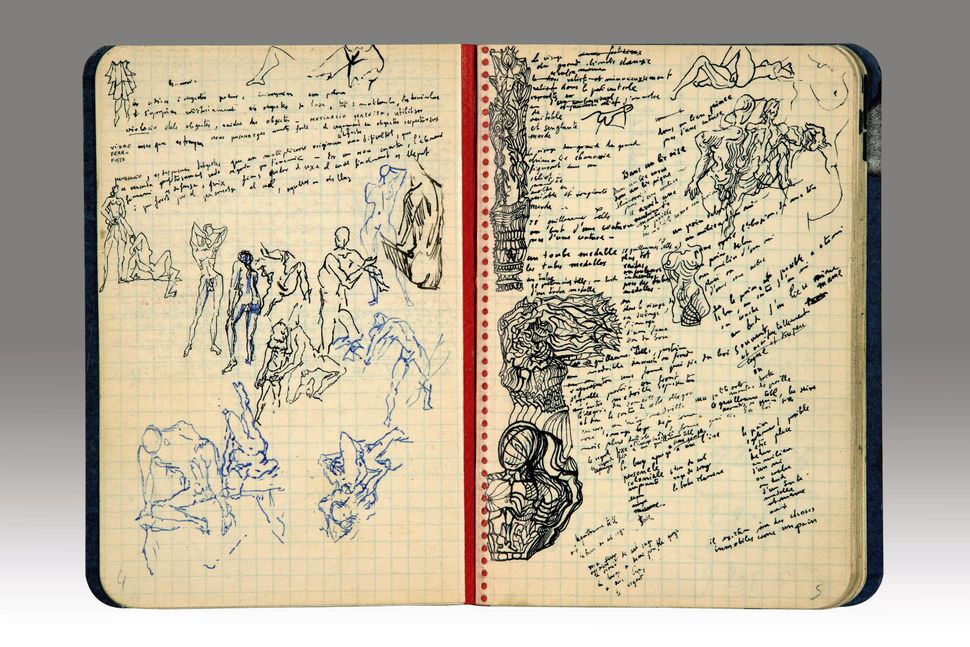 Uno de los diarios de Salvador Dalí.