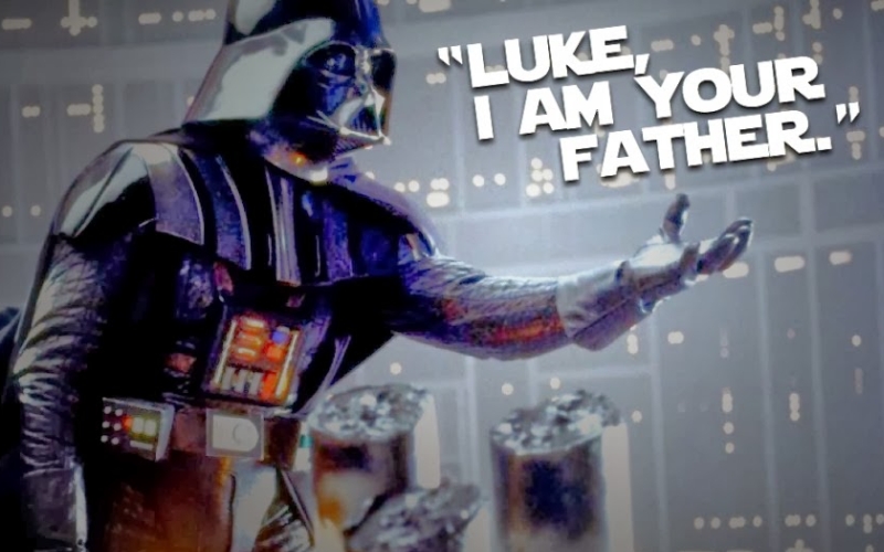 Darth Vader: “Yo soy tu padre”
