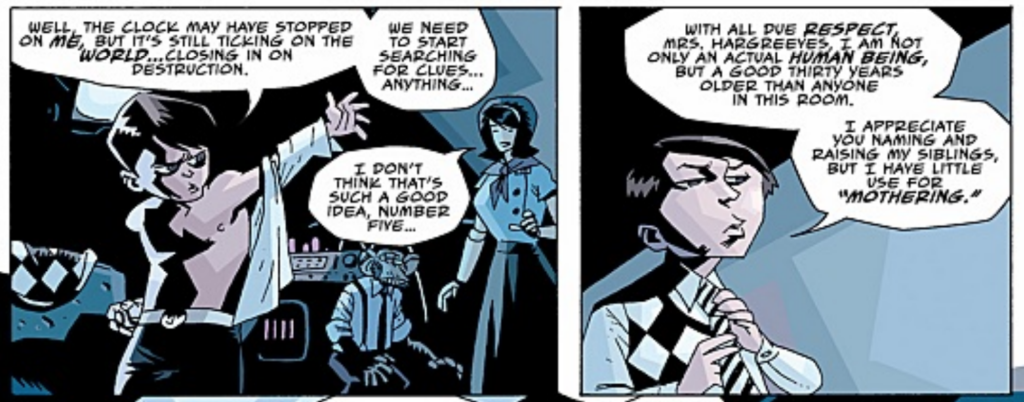 Número Cinco (The Umbrella Academy) cuenta que fue su madre quien nombró a sus hermanos.