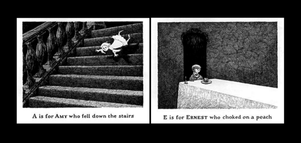 Edward Gorey parece ser una influencia del cortometraje Everything That Will Kill You... From A to Z