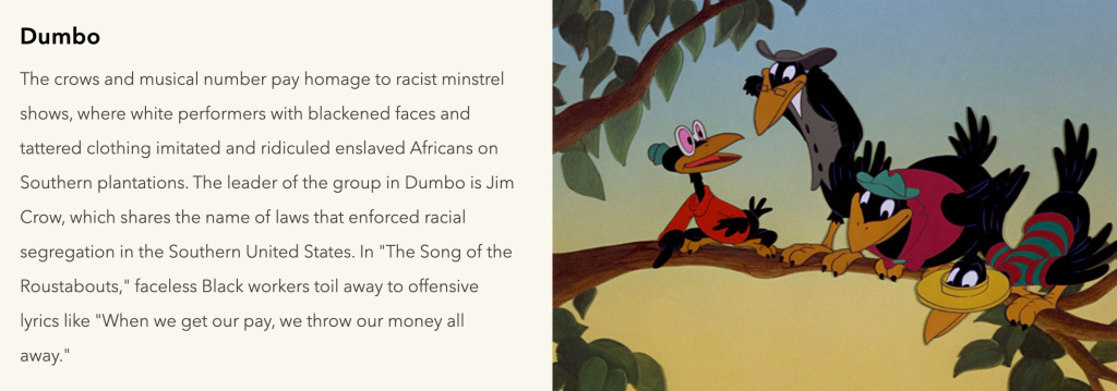 Anuncio de Disney+ por el racismo en Dumbo