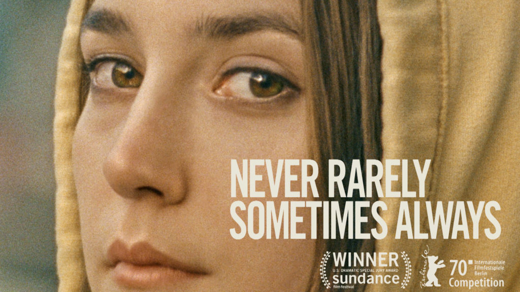 Sidney Flanigan de la película Never Rarely Sometimes Always. uestra reseña aquí.