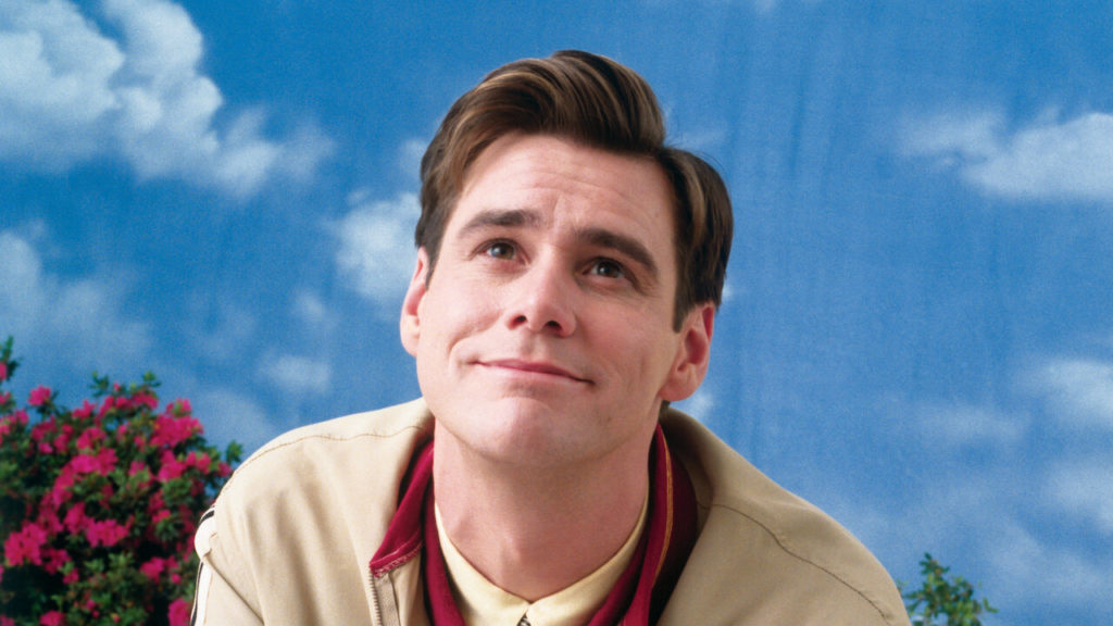 Jim Carrey interpreta a Truman Burbank en El show de Truman, una inspiradora película.