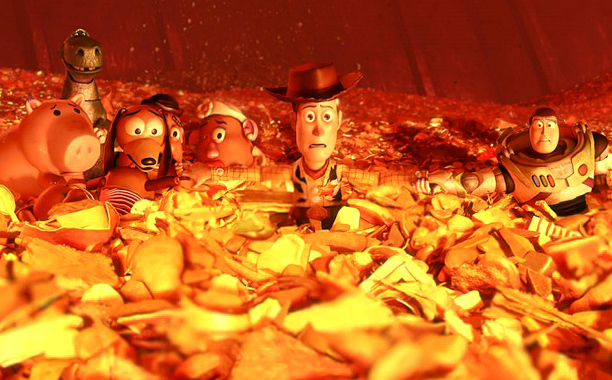 Toy Story 3 tiene un deus ex machina