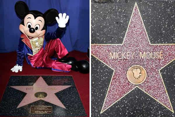 Otro dato curioso es que, Mickey Mouse obtuvo su estrella de la fama en Hollywood en 1978.