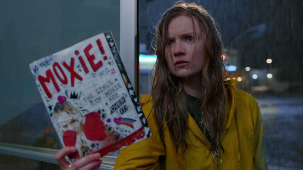 En Moxie veremos elementos históricos de protesta como las fanzines