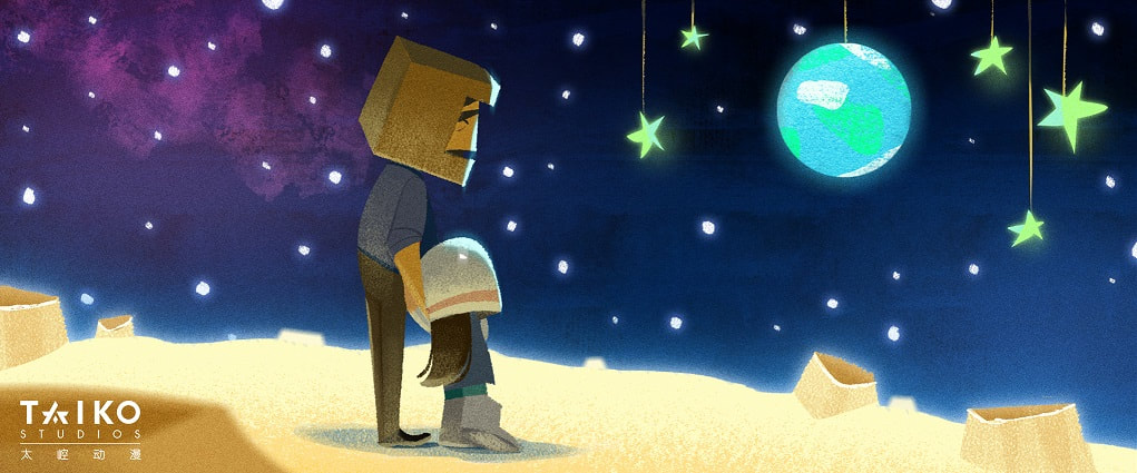 El diseño de arte en el corto One Small Step es de gran calidad