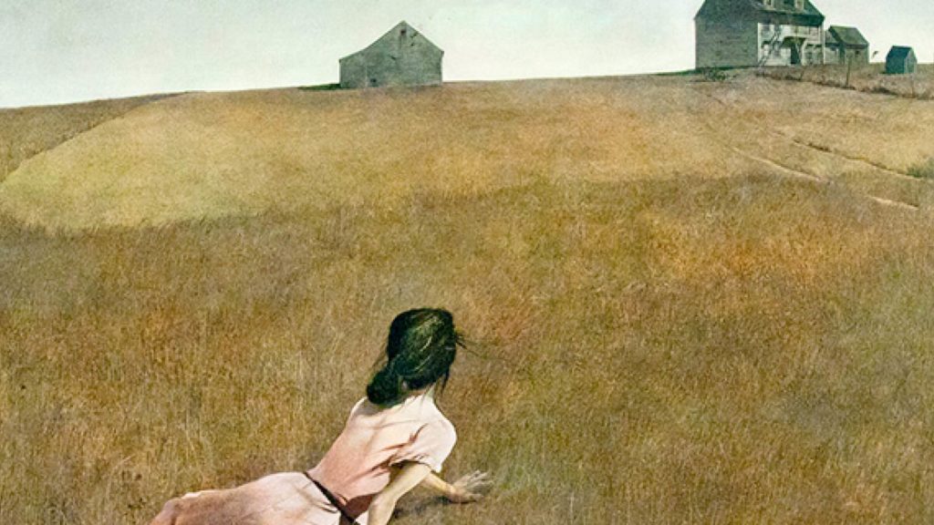 pintura Christina's World de Andrew Wyeth