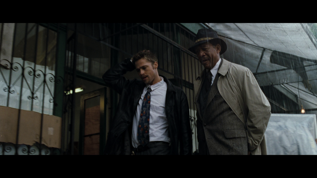 Los detectives protagonistas de Se7en.
