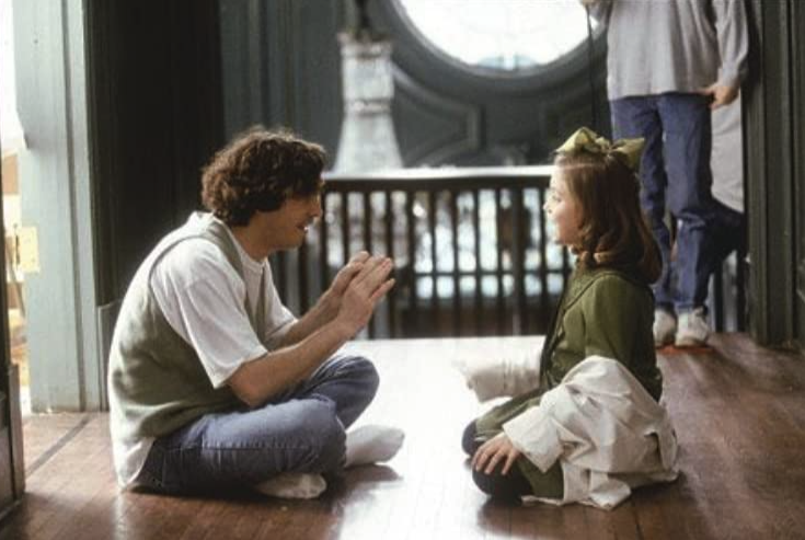 Alfonso Cuarón y Liesel Matthews en La princesita.