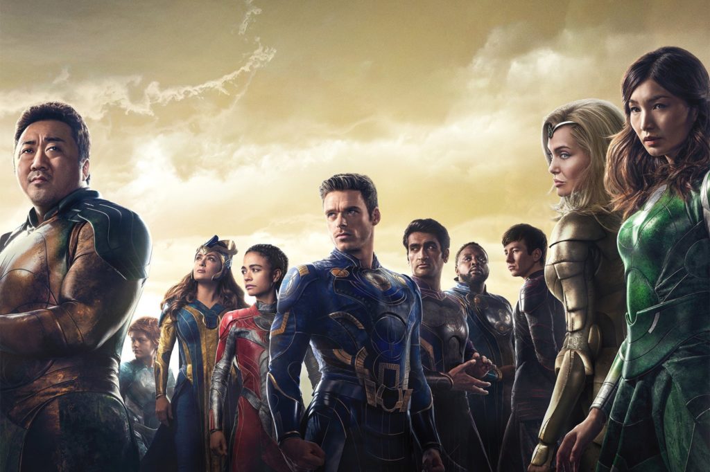 Eternals ocupa el lugar 10 en las películas más taquilleras del 2021