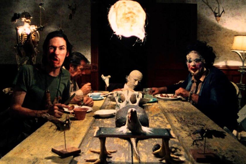 Leatherface y su familia en La masacre de Texas