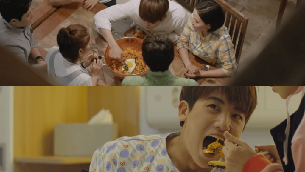 Comida tipica de corea del sur bibimbap