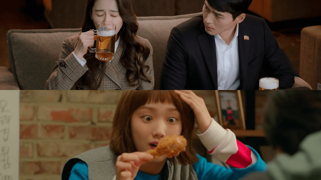 Comida tipica de corea del sur pollo