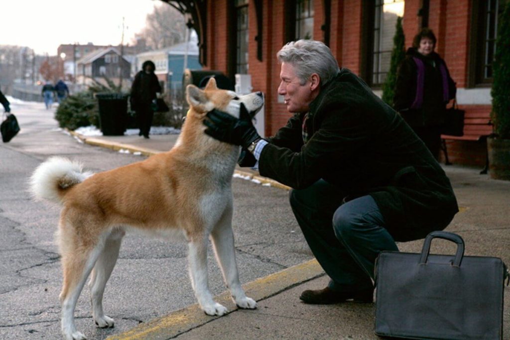 Hachiko es una de de las historias más tiernas en esta selección de películas de perros