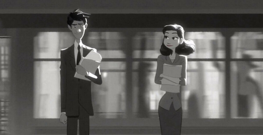 El cortometraje Paperman ganó el Óscar a mejor corto animado en 2013