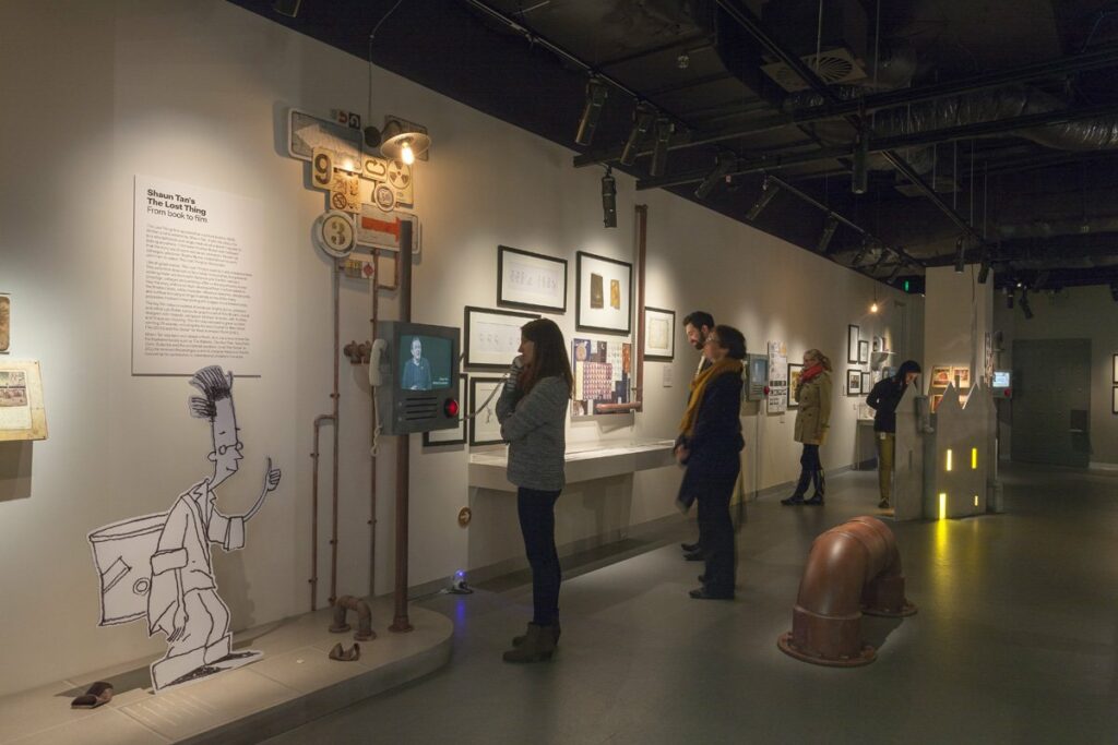 El éxito del cortometraje The Lost Thing fue tal que se montó una exhibición sobre este trabajo en Australia
