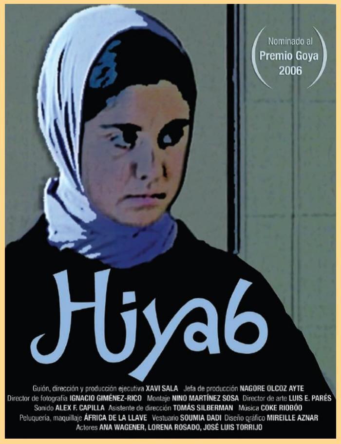 Poster promocional de Hiyab, cortometraje español nominado al Goya en 2006