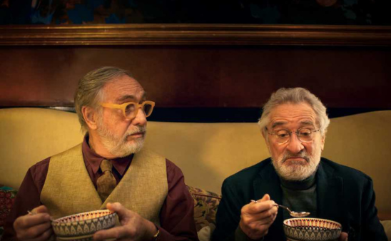 Brandoni y De Niro compartiendo una comida
