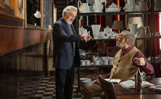 De Niro y Brandoni discutiendo