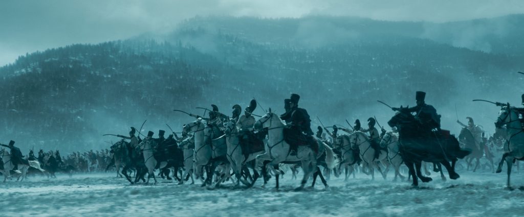 Lo más esperado en una película de corte bélico son las batallas, y en este rubro, Scott Ridley no decepciona. 