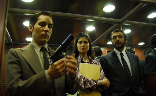 Los protagonistas en uno de los momentos más tensos.
